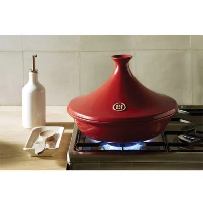 Emile Henry Ceramic Tagine In Red