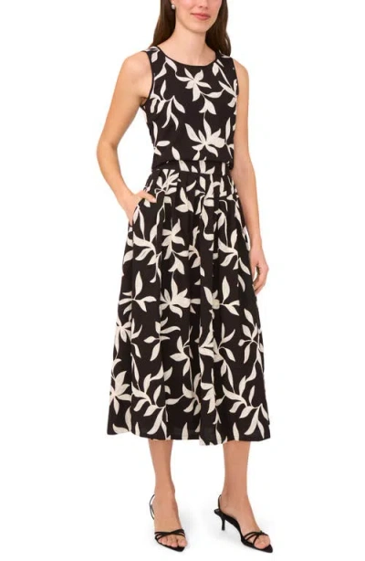 Halogenr Halogen(r) Botanical Embellished Sleeveless Shell In Black