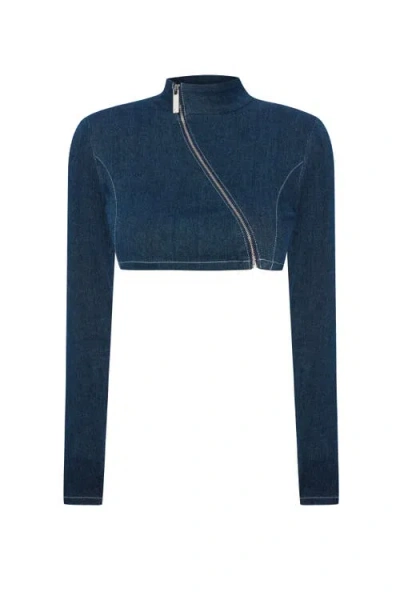 Jendue Us Spin Denim Jacket In Blue