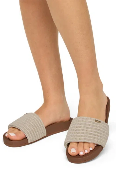 Roxy Nanu Slide Sandal In Pattern