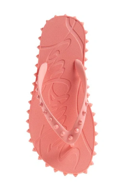 Christian Louboutin Super Loubi Flip Spiked Thong Sandals In Multi