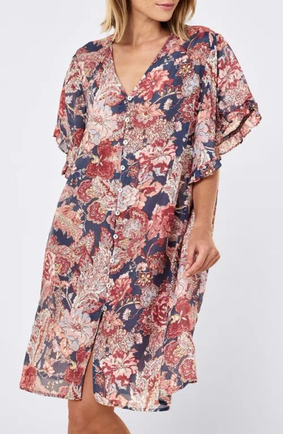 Papinelle Ella Frill Nightie Nightgown In Brown