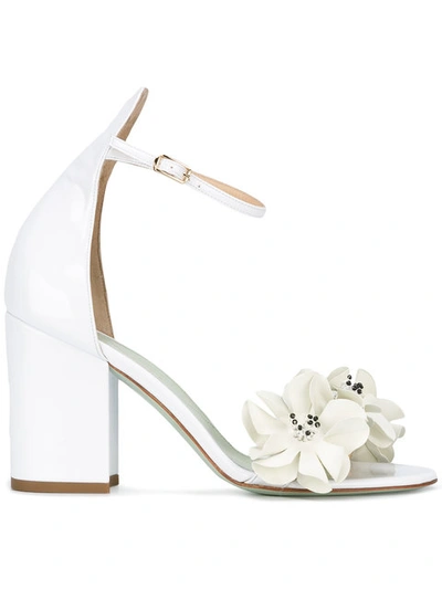 Giannico Studded Flowers Sandals