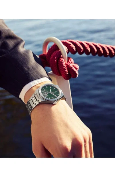 Timex Q Continental Gmt 39mm Watch In Silver
