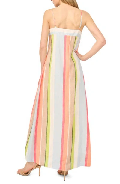 Halogenr Halogen(r) Vertical Stripe Maxi Dress In Multi