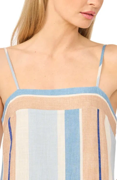 Halogenr Halogen(r) Vertical Stripe Maxi Dress In Blue