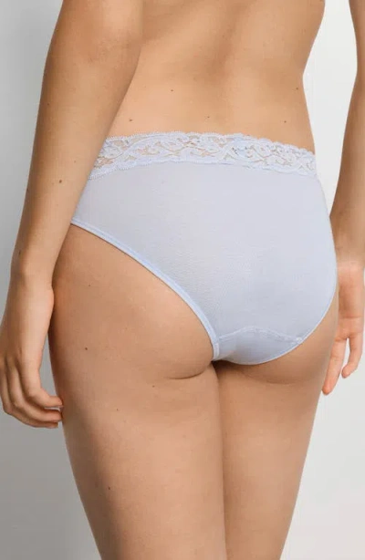 Hanro Moments High Cut Bikini In Blue