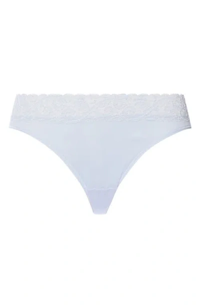Hanro Moments High Cut Bikini In Blue