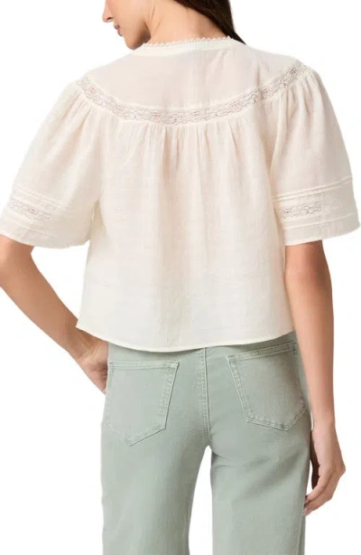 Paige Cotton Embroidered Pasadena Blouse In White