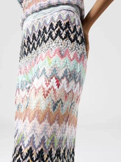 Missoni Zigzag Wide-leg Trousers In Multi