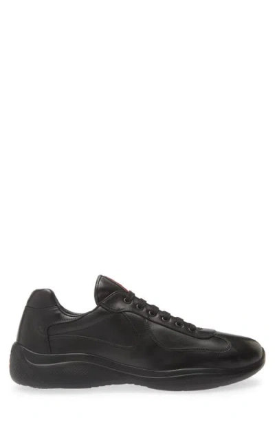 Prada America's Cup Sneaker In Black