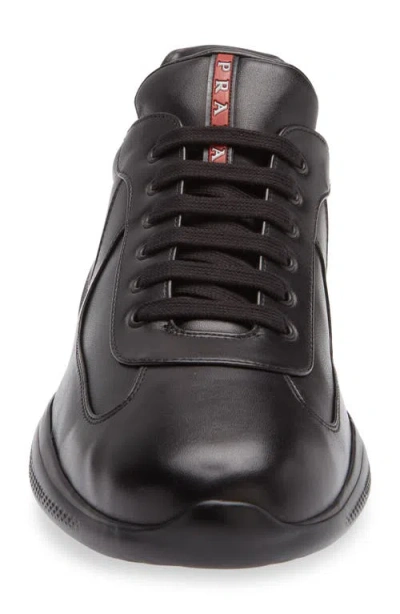 Prada America's Cup Sneaker In Black