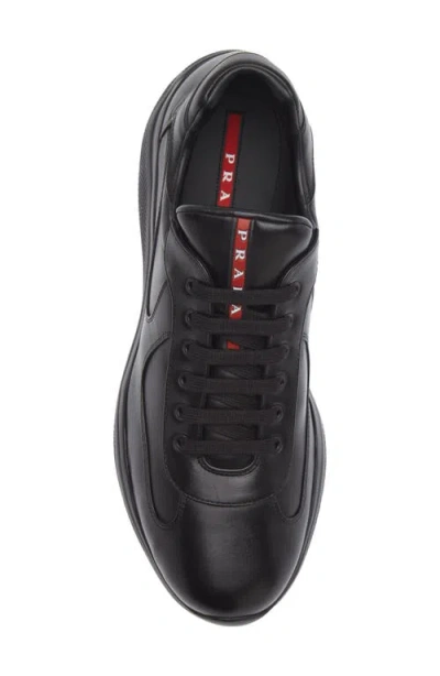 Prada America's Cup Sneaker In Black