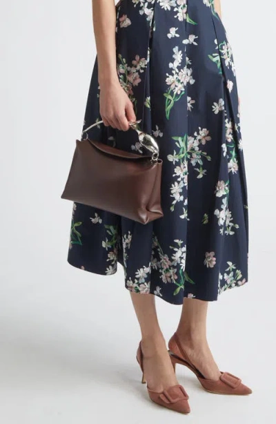 Erdem Medium Bloom Bag In Brown