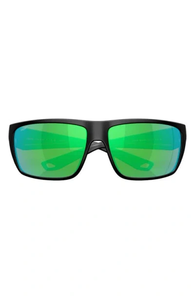 Costa Del Mar 64mm Polarized Rectangular Sunglasses In Multi