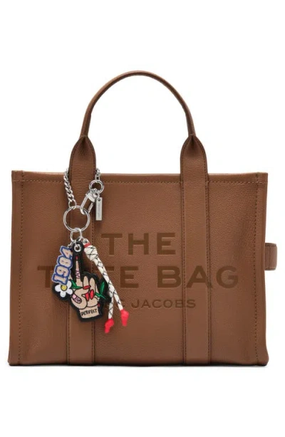 Marc Jacobs The Cluster Peace Sign Bag Charm In Transparent