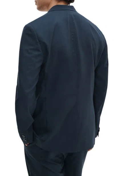 Rag & Bone Skeleton Wool Blazer In Blue