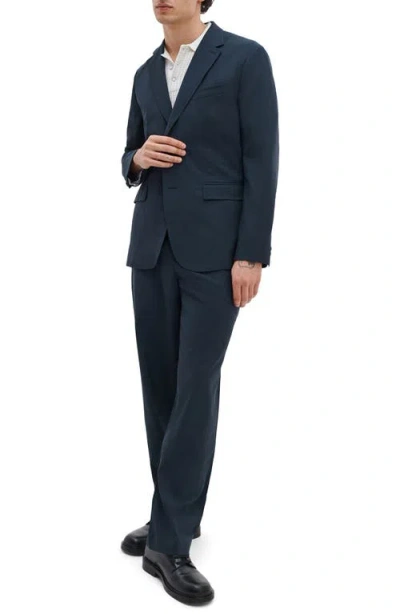Rag & Bone Skeleton Wool Blazer In Blue