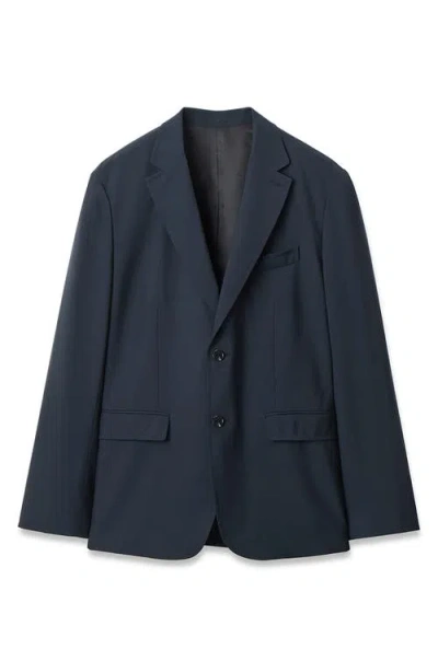 Rag & Bone Skeleton Wool Blazer In Blue