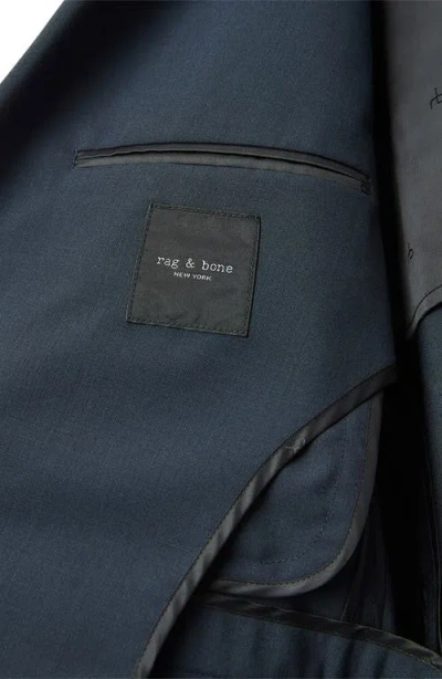 Rag & Bone Skeleton Wool Blazer In Blue