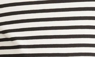 Universal Standard Rex Stripe Long Sleeve T-shirt In White