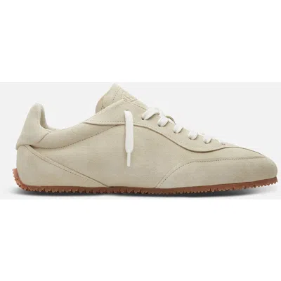 Axel Arigato Daze Runner Beige Sneaker With Logo On The Tongue And Grooved Sole In Suede Man In Neutral