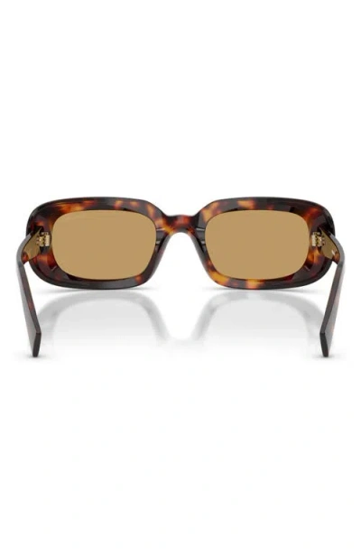 Miu Miu Square-frame Acetate Sunglasses In Brown