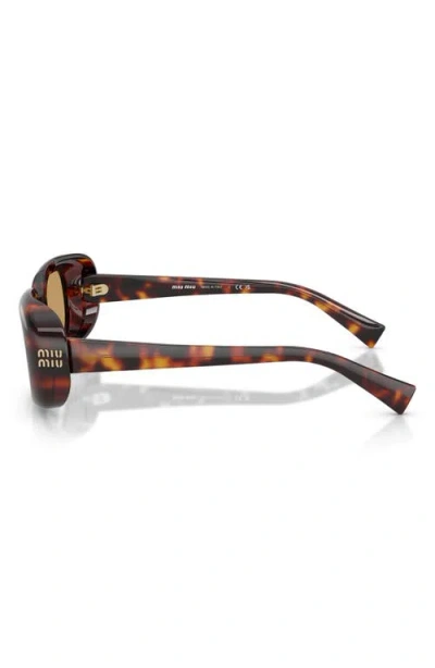 Miu Miu Square-frame Acetate Sunglasses In Brown