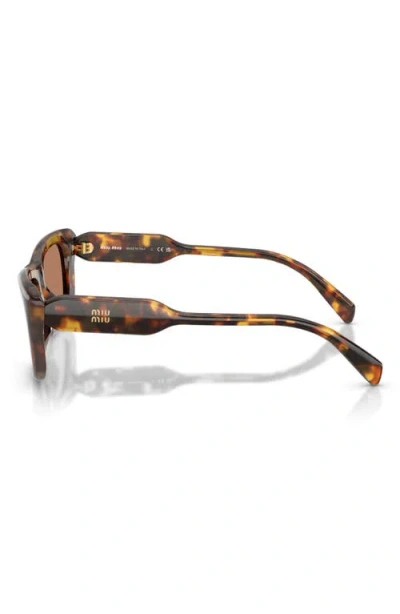 Miu Miu 56mm Rectangular Sunglasses In Multi