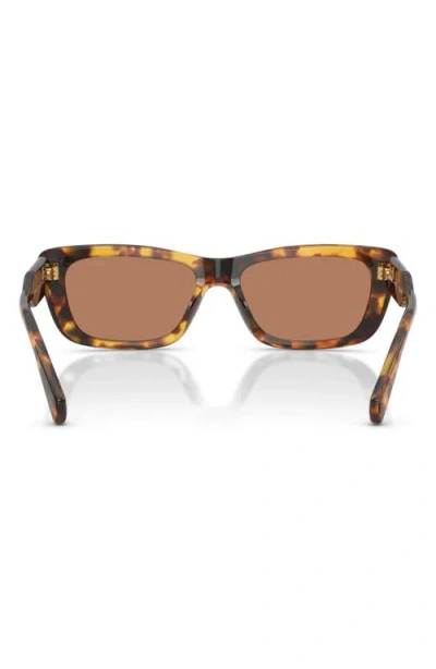 Miu Miu 56mm Rectangular Sunglasses In Multi