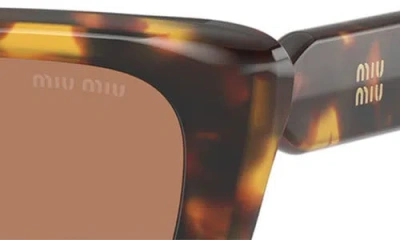 Miu Miu 56mm Rectangular Sunglasses In Multi