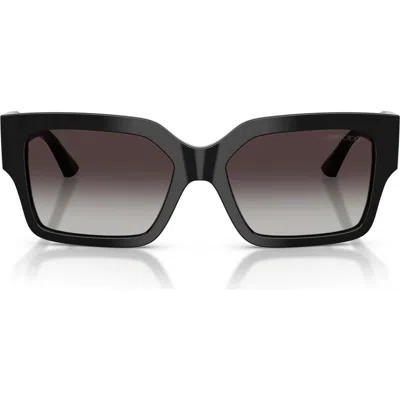 Jimmy Choo Rectangular-frame Sunglasses In Black