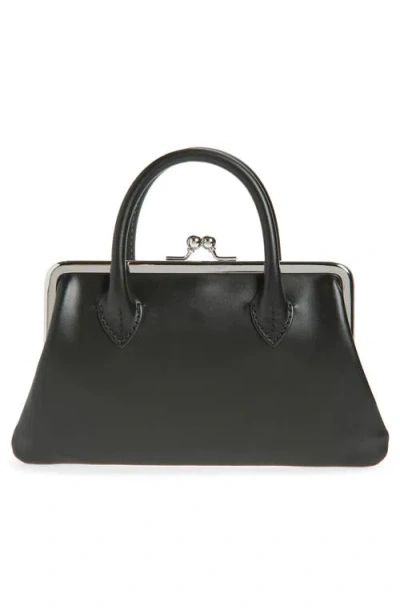 Comme Des Garçons Frame Top Handle Bag In Black