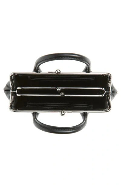Comme Des Garçons Frame Top Handle Bag In Black