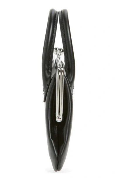 Comme Des Garçons Frame Top Handle Bag In Black