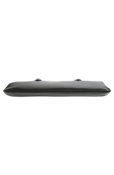 Comme Des Garçons Large Frame Top Handle Bag In Black