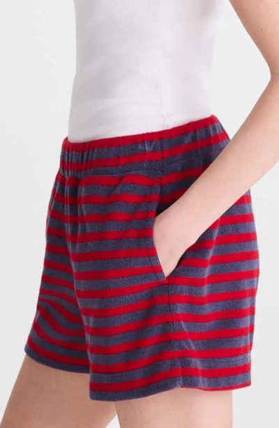 Madewell Terry Pull-on Shorts In Red
