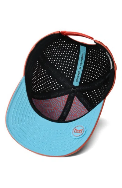 Melin Hydro Compass Snapback Cap In Orange
