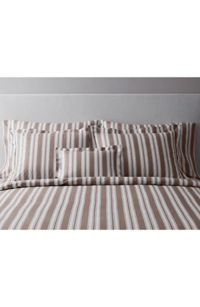 Matouk Elio Striped King Sham In Blue