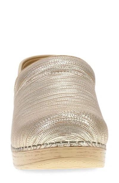 Dansko Professional Clog In Gold