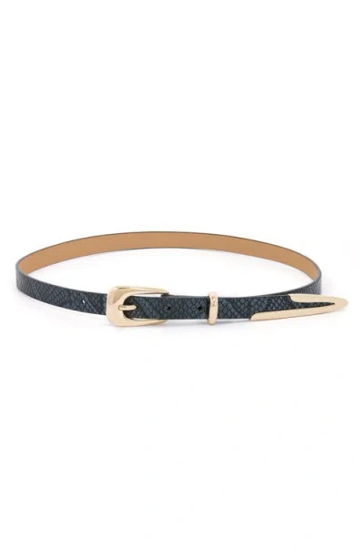 Ettika Modern Saddle Belt In Orange