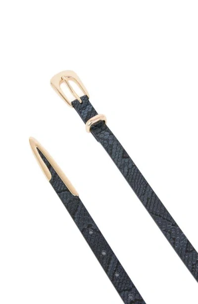 Ettika Modern Saddle Belt In Orange