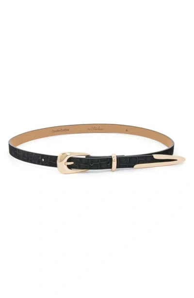 Ettika Modern Saddle Belt In Pink