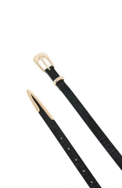 Ettika Modern Saddle Belt In Pink