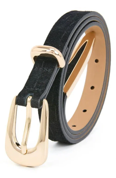 Ettika Modern Saddle Belt In Pink