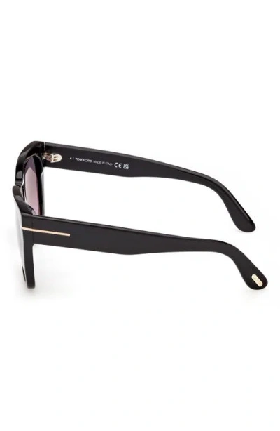 Tom Ford Flynn 55mm Gradient Butterfly Sunglasses In Pattern