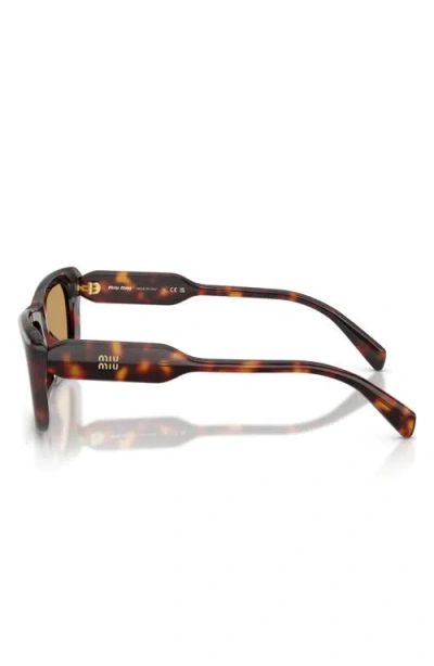 Miu Miu 56mm Rectangular Sunglasses In Multi