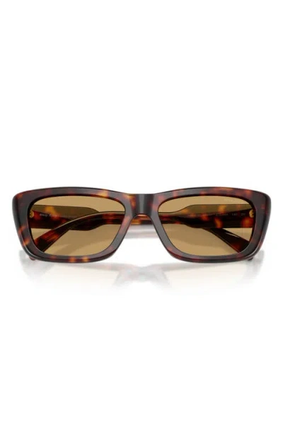 Miu Miu 56mm Rectangular Sunglasses In Multi