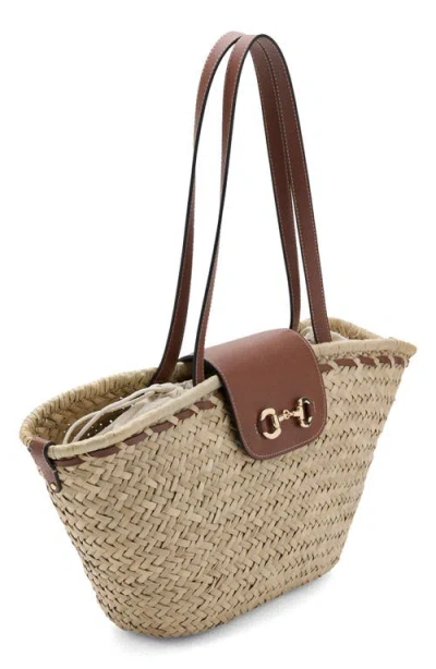 Mango Medium Natural-fiber Basket In Neutral