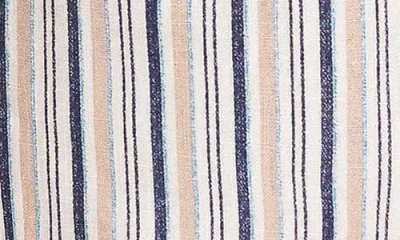 Matty M . Mixed Stripe Pull-on Shorts In Multi